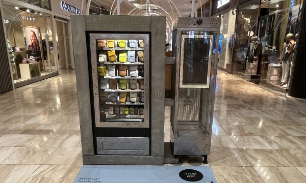 The ARToficial Truth Machine ATM001 will remain in Rundle Place until June. 