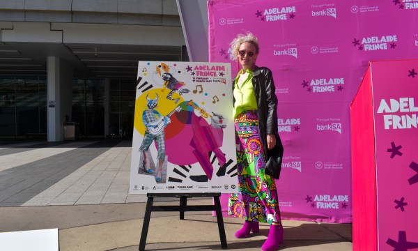 Thumbnail for Fringe 2024 poster artist goes ‘All In’ on festival season
