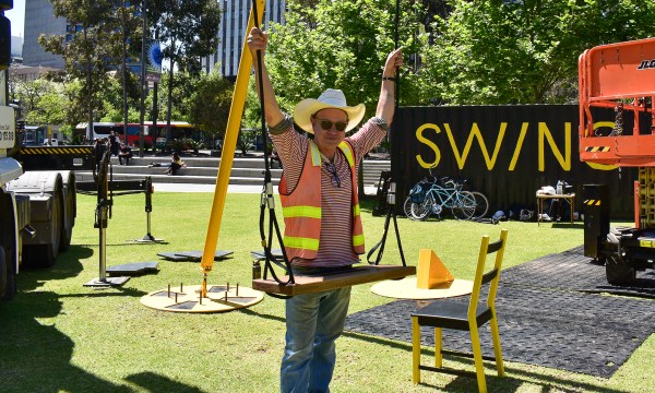 Thumbnail for Have a swinging time in Victoria Square
