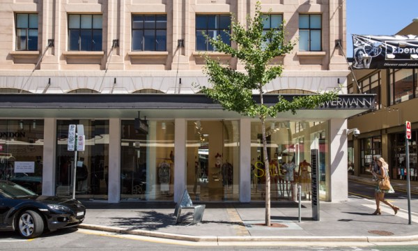 The high end retail for which Rundle Street has become known
