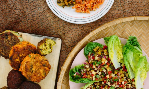 Thumbnail for Charred pineapple and haloumi salad with Let Them Eat