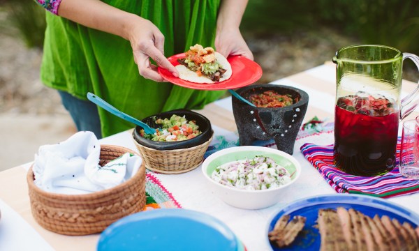 Thumbnail for Carne asada and snapper ceviche on the public BBQ