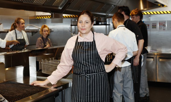 Emma McCaskill at the Adelaide Institute of Hospitality. This image: Jonathan van der Knaap