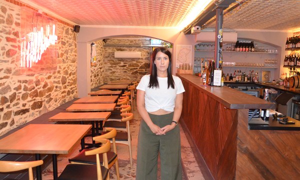 Gianna in Hellbound Wine Bar.