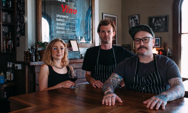 LR: Jess Rehn, Aaron Read and Jess Barnes.