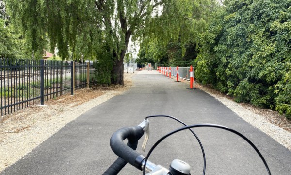 Thumbnail for Mike Turtur Bikeway upgrade progress punctured