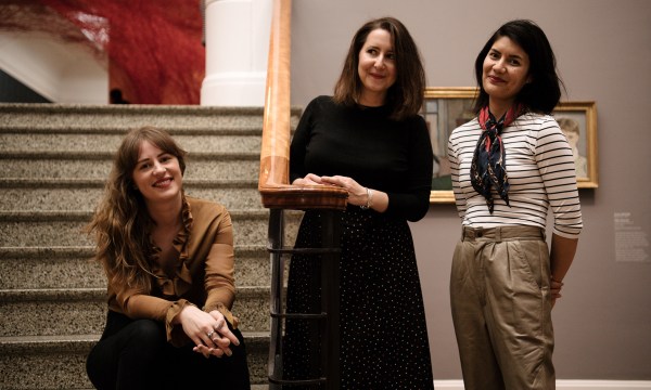 Co-directors of fine print Joanna Kitto, Gillian Brown and Rayleen Forester. This image: Morgan Sette